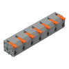 Leiterplattenklemme Hebel 1,5 mm² grau
