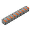 Leiterplattenklemme Hebel 1,5 mm² grau