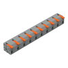 Leiterplattenklemme Hebel 1,5 mm² grau