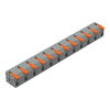 Leiterplattenklemme Hebel 1,5 mm² grau