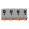 Leiterplattenklemme Hebel 1,5 mm² grau