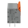 Leiterplattenklemme Hebel 1,5 mm² grau