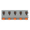 Leiterplattenklemme Hebel 1,5 mm² grau