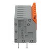 Leiterplattenklemme Hebel 1,5 mm² grau