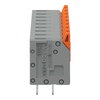 Leiterplattenklemme Hebel 1,5 mm² grau