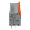 Leiterplattenklemme Hebel 1,5 mm² grau