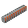Leiterplattenklemme Hebel 1,5 mm² grau