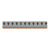 Leiterplattenklemme Hebel 1,5 mm² grau