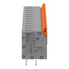 Leiterplattenklemme Hebel 1,5 mm² grau