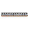 Leiterplattenklemme Hebel 1,5 mm² grau