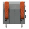 Leiterplattenklemme Hebel 1,5 mm² grau