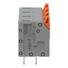 Leiterplattenklemme Hebel 1,5 mm² grau