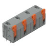 Leiterplattenklemme Hebel 1,5 mm² grau