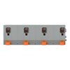 Leiterplattenklemme Hebel 1,5 mm² grau