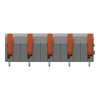 Leiterplattenklemme Hebel 1,5 mm² grau