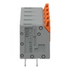 Leiterplattenklemme Hebel 1,5 mm² grau