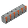 Leiterplattenklemme Hebel 1,5 mm² grau