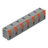 Leiterplattenklemme Hebel 1,5 mm² grau