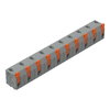 Leiterplattenklemme Hebel 1,5 mm² grau