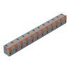 Leiterplattenklemme Hebel 1,5 mm² grau
