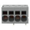 Leiterplattenklemme 6 mm² Rastermaß 7,5 mm grau