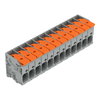 Leiterplattenklemme Hebel 6 mm² grau