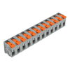 Leiterplattenklemme Hebel 6 mm² grau