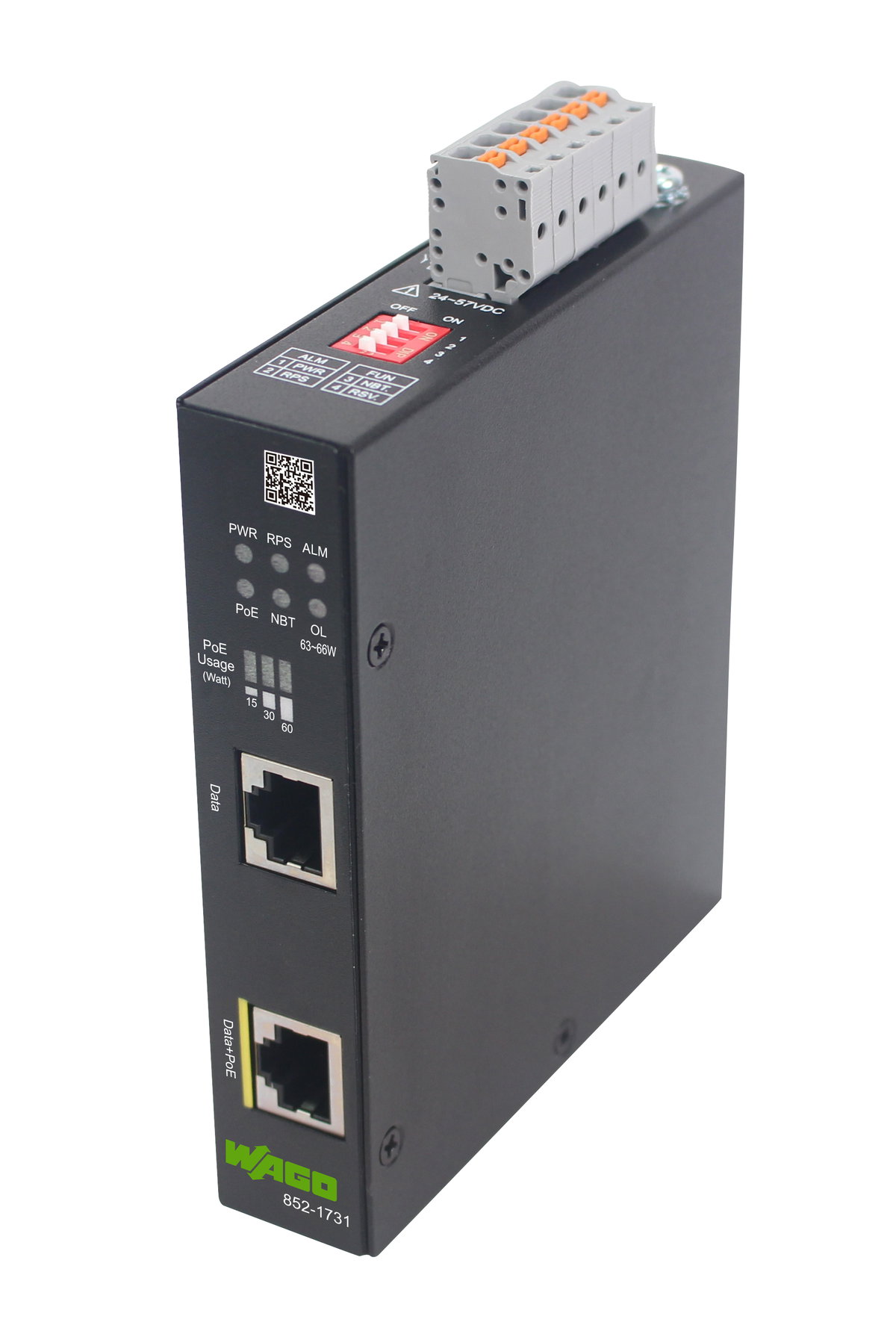 Industrial PoE Injector PoE++ 60 Watt - Voltimum AT
