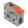 Leiterplattenklemme Hebel 4 mm² grün