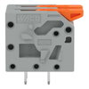 Leiterplattenklemme Hebel 2,5 mm² grau
