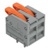 Leiterplattenklemme Hebel 2,5 mm² grau