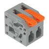 Leiterplattenklemme Hebel 2,5 mm² grau
