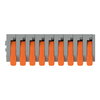 Leiterplattenklemme Hebel 2,5 mm² grau