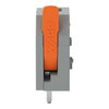 Leiterplattenklemme Hebel 2,5 mm² grau