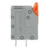 Leiterplattenklemme Hebel 2,5 mm² grau