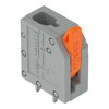 Leiterplattenklemme Hebel 2,5 mm² grau