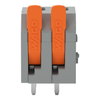 Leiterplattenklemme Hebel 2,5 mm² grau