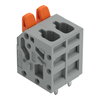 Leiterplattenklemme Hebel 2,5 mm² grau