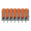 Leiterplattenklemme Hebel 2,5 mm² grau