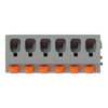 Leiterplattenklemme Hebel 2,5 mm² grau