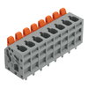Leiterplattenklemme Hebel 2,5 mm² grau