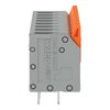 Leiterplattenklemme Hebel 2,5 mm² grau