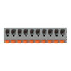 Leiterplattenklemme Hebel 2,5 mm² grau