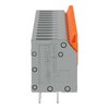 Leiterplattenklemme Hebel 2,5 mm² grau