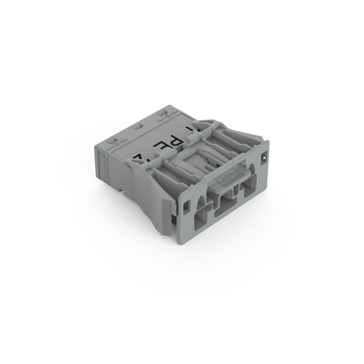 Snap-In-Stecker 3-polig Kod. B grau – Bild 2 von 5