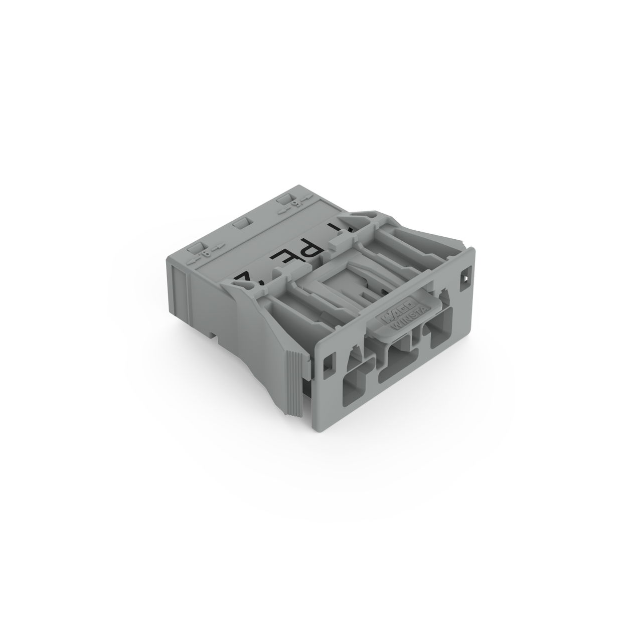 Snap-In-Stecker 3-polig Kod. B grau – Bild 2 von 5