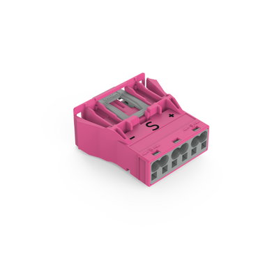 Snap-In-Stecker 3-polig Kod. B pink