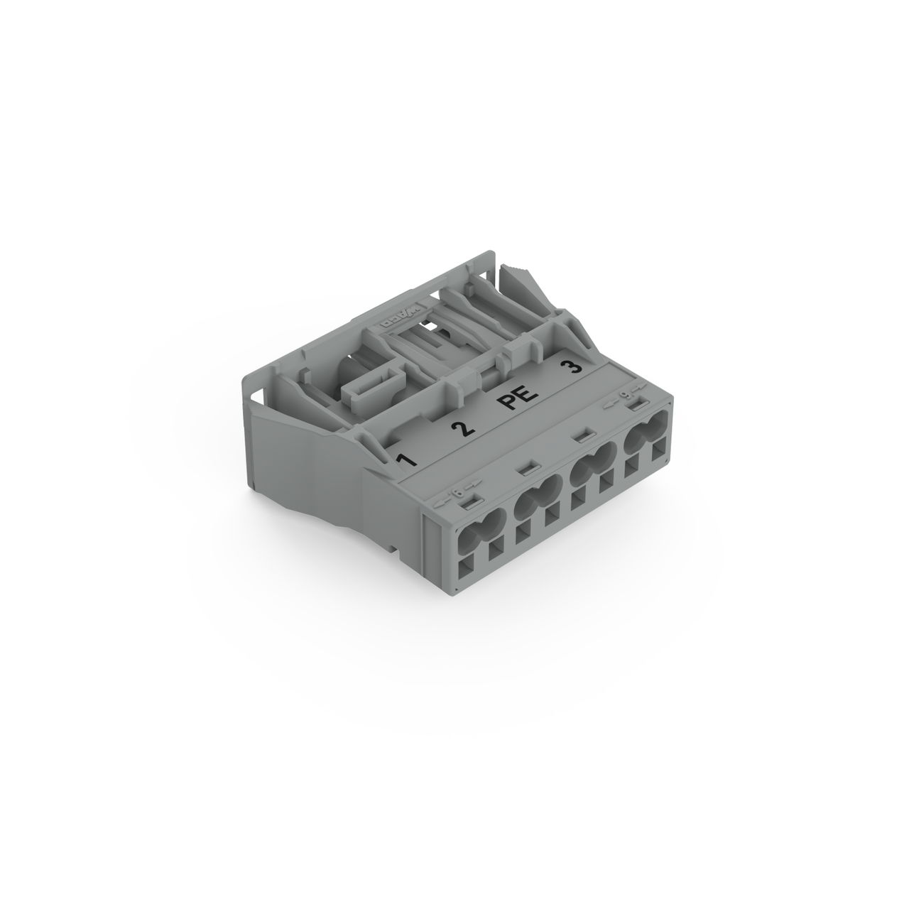 Snap-In-Stecker 4-polig Kod. B grau