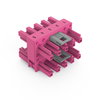 3-fach-Verteiler 5-polig Kod. B pink