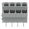 2-Leiter-Leiterplattenklemme 0,75 mm² Rastermaß 5/5,08 mm grau